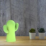 Lampa ogrodowa LED Limonkowy Kaktus INDOOR & OUTDOOR - bateria