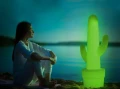 Lampa ogrodowa LED KAKTUS - limonkowa zasilanie sieciowe