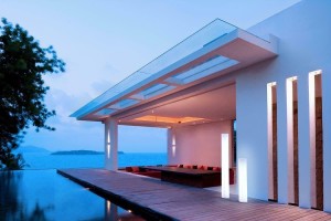 Lampa ogrodowa LED WALZ WHITE 100 - zasilana sieciowo