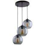 CUBUS GRAPHITE LAMPA WISZĄCA 3 PŁ KOŁO