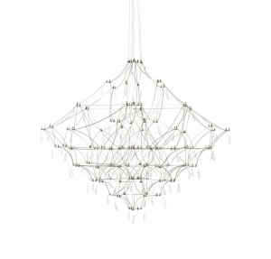 Lampa wisząca CONSTELATION 77 - LED, stal szczotkowana