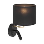 RICHI BLACK/GOLD KINKIET 2 E27+ G9