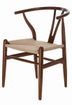 Krzesło Wicker Wishbone - brown