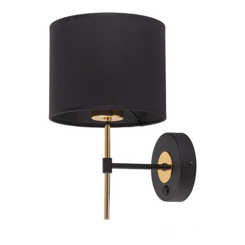 nowoczesny kinkiet z abażurem