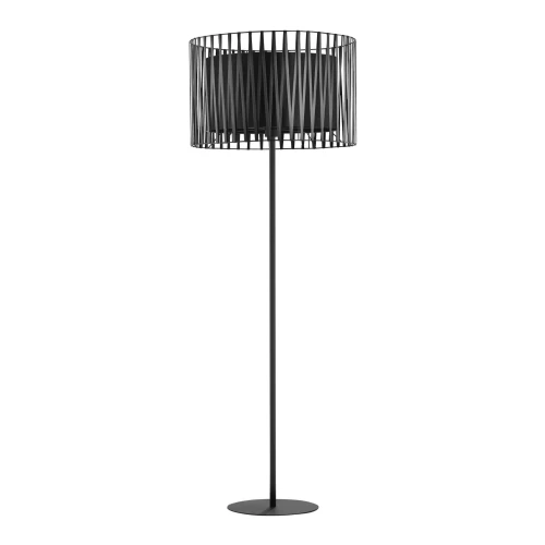 nowoczesna lampa podłogowa z abażurem