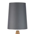 nowoczesna lampa podłogowa z dużym abażurem