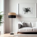 lampa podłogowa w stylu boho