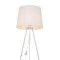lampa podłogowa biała trójnóg