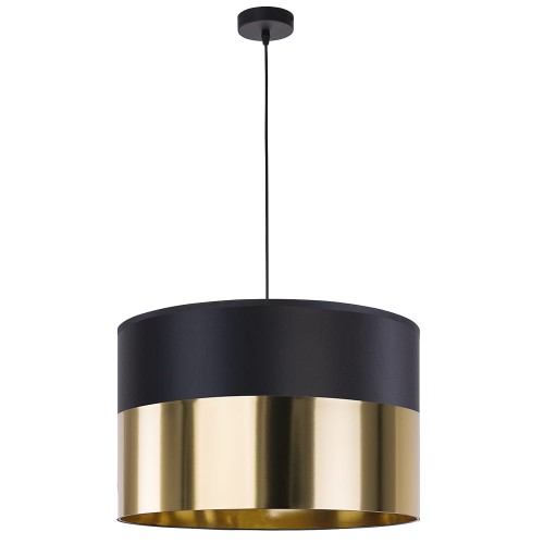 lampa sufitowa czarno złota
