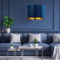 lampa wsząca z granatowym abażurem (5).jpg