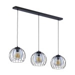 UNIVERSO BLACK LAMPA WISZĄCA 3 PŁ