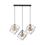 ALAMBRE LAMPA WISZĄCA 3 PŁ LISTWA CZ/ZŁ