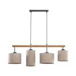 DEVA NATURE LAMPA WISZĄCA 4 PŁ FSC 100%, SA-COC-006060