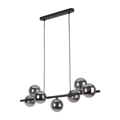 nowoczesna lampa wisząca ze szklanymi kulami