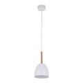 nowoczesna biała lampa do kuchni