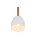 nowoczesna biała lampa do kuchni