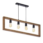 METRO LAMPA WISZĄCA 4 PŁ FSC 100%, SA-COC-006060
