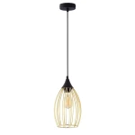 LIZA GOLD LAMPA WISZĄCA 1 PŁ CZ/ZŁ
