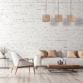wisząca lampa w stylu skandynawskim