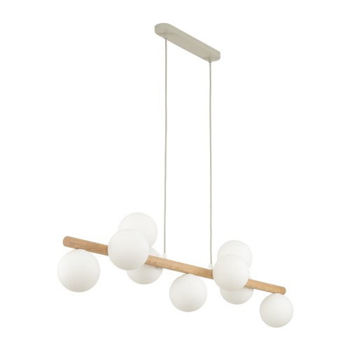 wisząca lampa w stylu skandynawskim