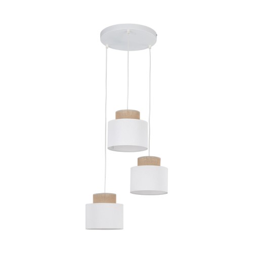 wisząca lampa w stylu skandynawskim