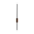 FLASH BLACK WOOD KINKIET LED