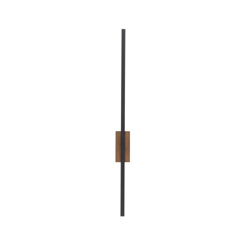 FLASH BLACK WOOD KINKIET LED