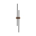 FLASH BLACK WOOD KINKIET LED