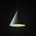 nowoczesna lampa wisząca do kuchni stożek