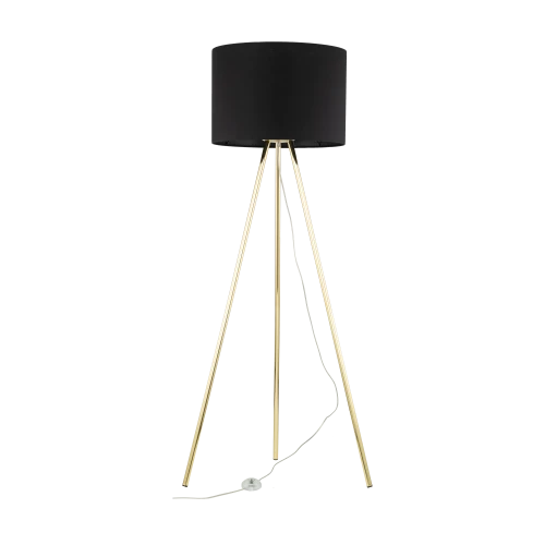 nowoczesna lampa podłogowa z abażurem