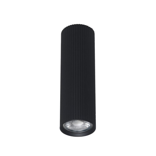 SPOT CZARNY NATYNKOWY 17CM TUNE GU10