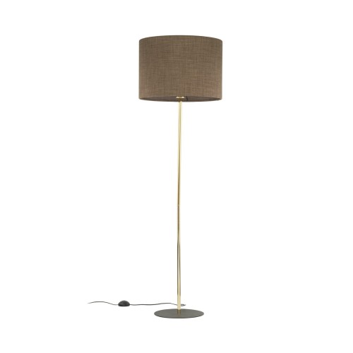 nowoczesna lampa podłogowa z abażurem