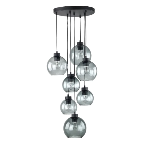 NOWOCZESNA LAMPA SUFITOWA ZE SZKLANYMI KLOSZAMI