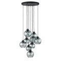 LAMPA SUFITOWA Z WISZĄCYMI SZKLANYMI KULAMI