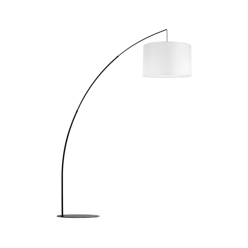nowoczesna lampa podłogowa z abażurem