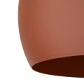 NOWOCZESNA LAMPA WISZĄCA W KOLORZE CEGLANYM