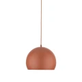 NOWOCZESNA LAMPA WISZĄCA W KOLORZE CEGLANYM