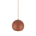 NOWOCZESNA LAMPA WISZĄCA W KOLORZE CEGLANYM