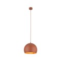 NOWOCZESNA LAMPA WISZĄCA W KOLORZE CEGLANYM