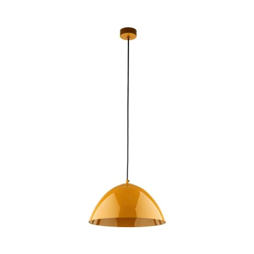 nowoczesna żółta lampa do kuchni