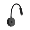 BLACK KINKIET Z ŁADOWARKĄ USB/USB-C