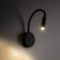 BLACK KINKIET Z ŁADOWARKĄ USB/USB-C