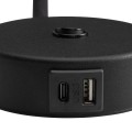 BLACK KINKIET Z ŁADOWARKĄ USB/USB-C