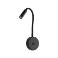 BLACK KINKIET Z ŁADOWARKĄ USB/USB-C