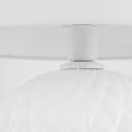 BIAŁA LAMPKA NOCNA Z CERAMICZNĄ PODSTAWĄ