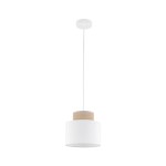 DUO WHITE JUTA LAMPA WISZĄCA 1