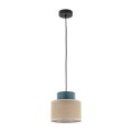 lampa wisząca w stylu boho juta
