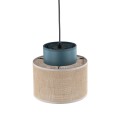 lampa wisząca w stylu boho juta