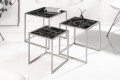 Zestaw nowoczesnych stolików kawowych CHROM
