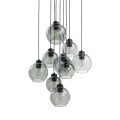 LAMPA SUFITOWA Z WISZĄCYMI SZKLANYMI KULAMI